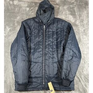 Vintage Sears Puffer Jacket (42-44) X-Tall Navy Blue Roebuck & Co. USA XL